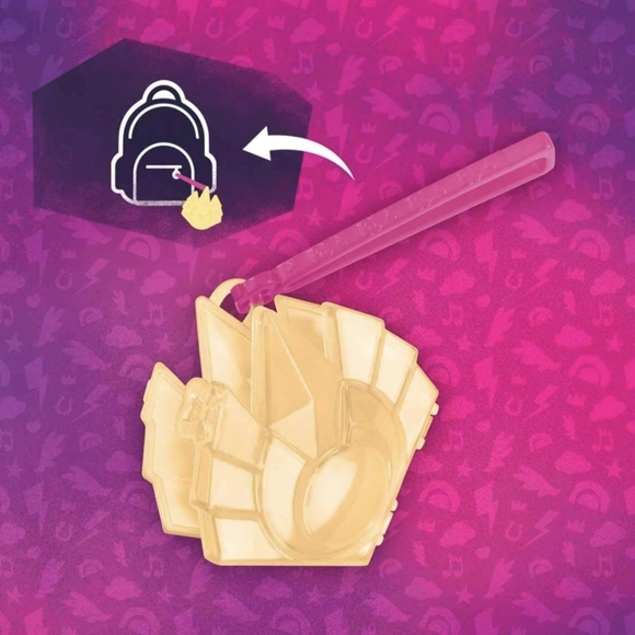 My Little Pony SUNNY STARSCOUT Cutie Mark Magic Hoof To Heart Keychain - Picture 5 of 5